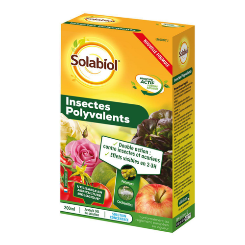 Visuel 1 du produit Insecticide naturel polyvalent Solabiol - 200 ml