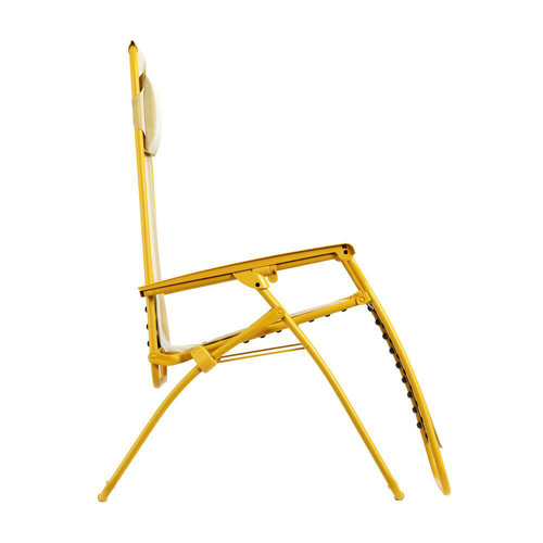 Visuel 3 du produit Chaise longue pliante Relax R CLIP colorblock Lafuma Batyline® coloris jaune en métal - 68 x 88 x 115 cm