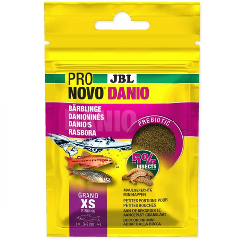 Visuel 1 du produit Nourriture en granulés - JBL ProNovo Danio Grano XS - 16g/20ml