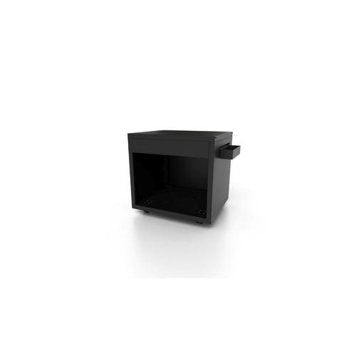 Visuel 3 du produit Desserte roulante fermée pour plancha en acier noir Forge Adour - 81 x 63 x 74 cm