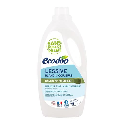 Visuel 1 du produit Lessive blanc et couleurs savon de Marseille Ecodoo - 2 L