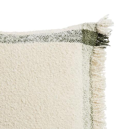 Visuel 2 du produit Coussin décoratif Jacquard Jane coloris multicolore en coton - 40 x 65 cm