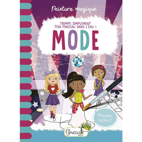 Visuel 1 du produit Peinture magique - Mode. Editions Grenouille