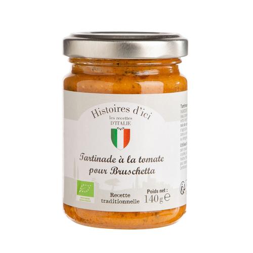 Visuel 1 du produit Bruschetta bio à la tomate et au fromage Histiciit - 140 g