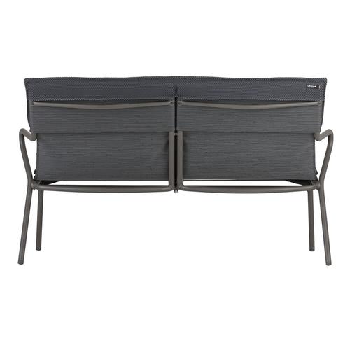 Visuel 4 du produit Canapé d'extérieur en aluminium coloris anthracite Vence BeComfort Lafuma - 123 x 69 x 70 cm