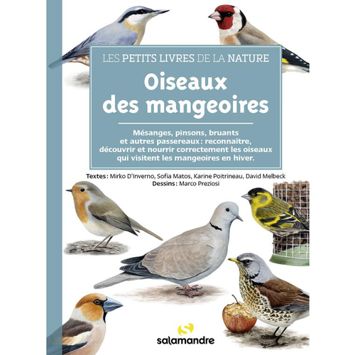 Visuel 1 du produit Le livre " Les petits livres de la nature - oiseaux des mangeoires " aux Éditions Salamandre