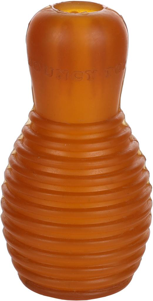 Visuel 1 du produit Jouet pour chien coloris marron caoutchouc 100 % naturel Rubba Wobbler Flamingo - 7 x 7 x 13,7 cm