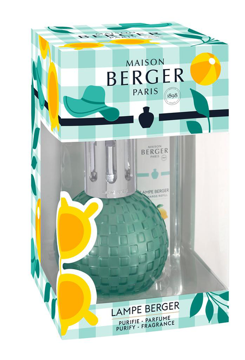 Visuel 1 du produit Coffret lampe disco saveur menthe zeste de verveine Maison Berger Paris - 250 ml