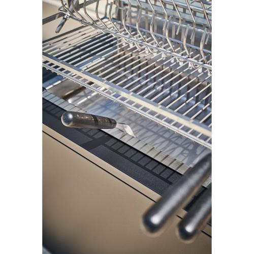 Visuel 10 du produit Support grill fermé en acier noir forme comptoir de bar Forge Adour - 90 x 97,2 x 112,5 cm