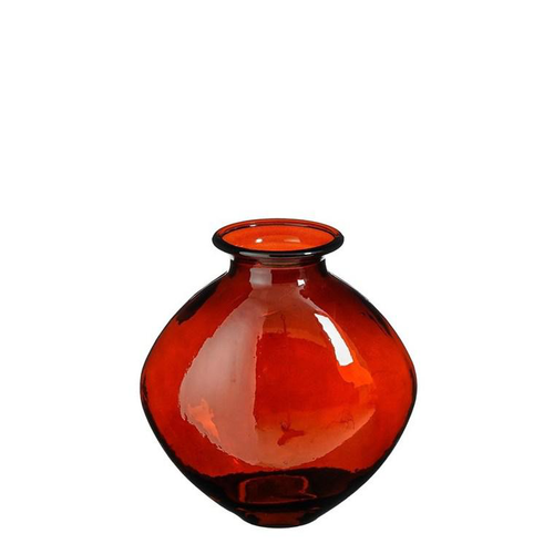 Visuel 1 du produit Vase Qin dame-jeanne en verre recyclé brun Edelman Hollande - Ø 24 x 26 cm