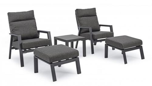 Visuel 12 du produit Fauteuil inclinable KLEDI - Anthracite - BIZZOTTO