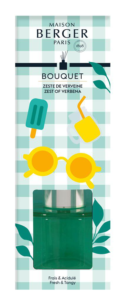 Visuel 1 du produit Mini bouquet parfumé senteur menthe zeste de verveine Maison Berger Paris - 90 ml