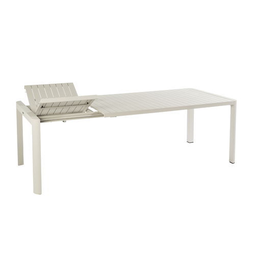 Visuel 2 du produit Table de jardin en aluminium Filao coloris beige Bizzotto - 180/240 x 100 cm