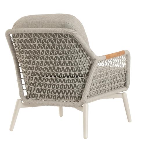 Visuel 7 du produit Fauteuil Eulero alu/teck/corde