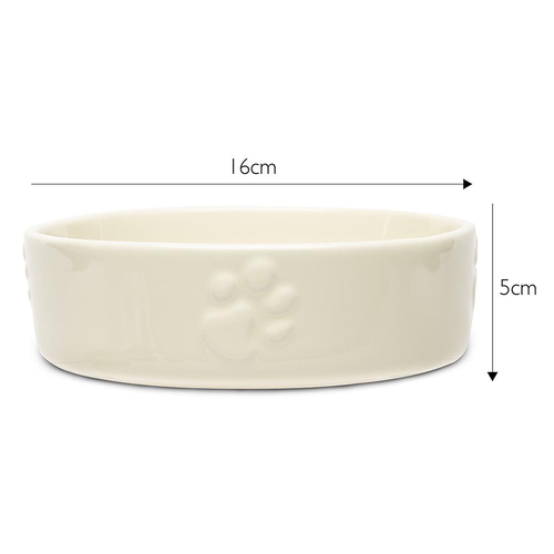 Visuel 7 du produit Gamelle anti-glouton pour chien en grès coloris beige clair Scruffs - 16 x 16 x 5 cm