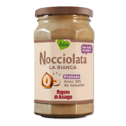 Visuel 1 du produit Pâte à tartiner pralinée aux noisettes La Bianca Nocciolata - 325 g