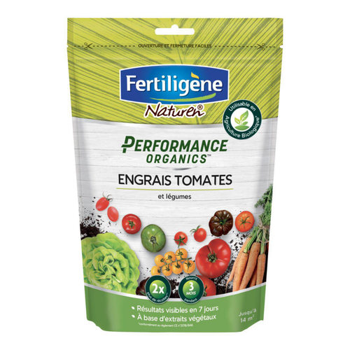 Visuel 1 du produit Engrais tomates et légumes Performance Organics Fertiligène - 700 g