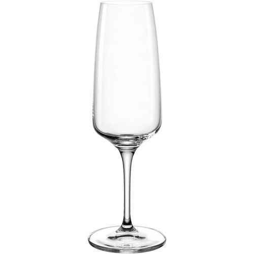 Visuel 1 du produit Flûte à champagne en verre transparent Cesti - 240 ml