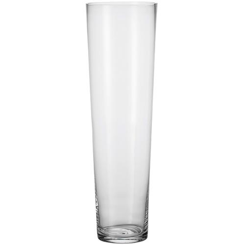 Visuel 2 du produit Vase conique en verre transparent Bolla - Ø 18 x H 60 cm