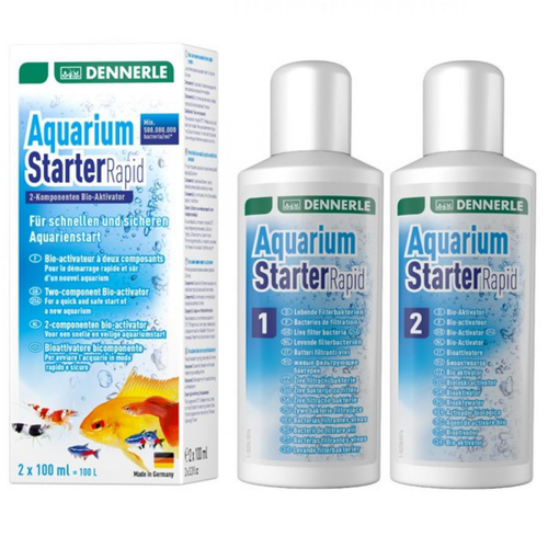 Visuel 2 du produit Aquarium Starter Rapid, démarrage rapide, DENNERLE - 2x 100ml