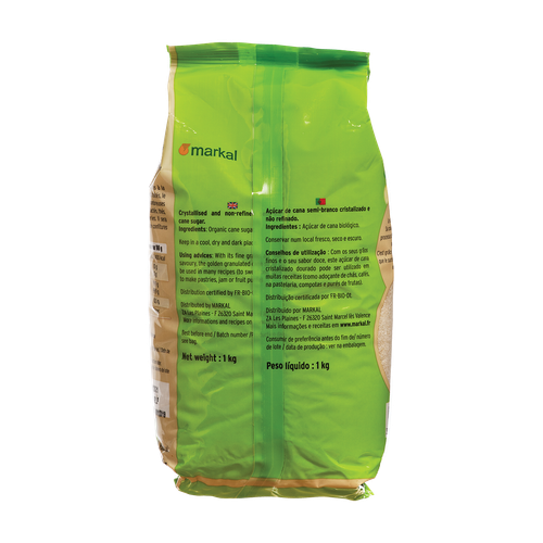 Visuel 2 du produit Sucre blond de canne bio Markal - 1 kg