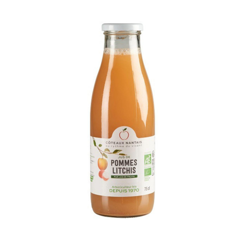 Visuel 1 du produit Jus de pommes et litchis bio Demeter - 75 cl