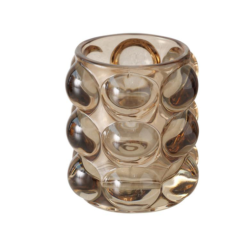 Visuel 3 du produit Photophore Bubbles en verre laqué - Ø 9 x H 9 cm