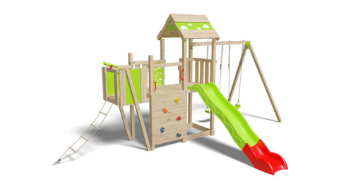 Visuel 1 du produit Aire de jeux Aléo by Trigano en bois Strarry Xpression - H 2,20 m