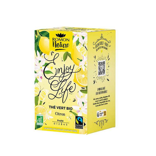 Visuel 1 du produit Thé plaisir enjoy life bio Romon Nature - 28,8 g