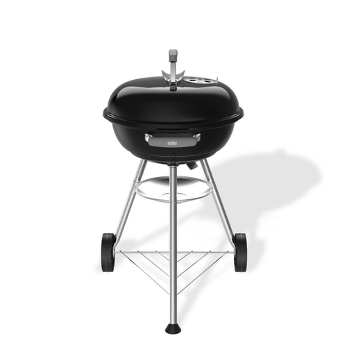 Visuel 2 du produit Barbecue charbon en acier émaillé noir Weber Compact Kettle Ø 47 cm - 54 x 53 x 88 cm