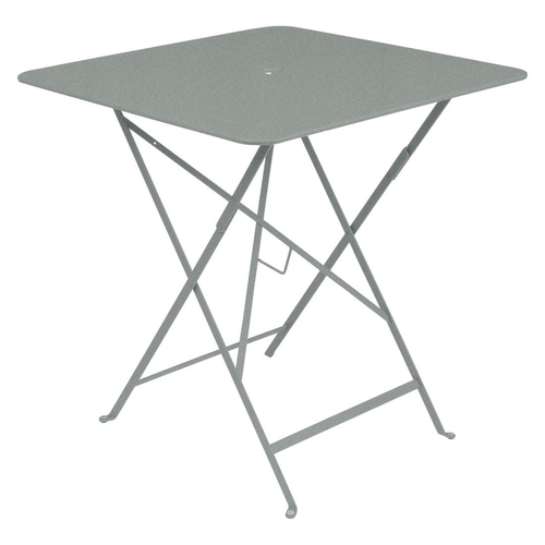 Visuel 1 du produit Table pliante Bistro coloris gris en acier Fermob - 71 x 71 x 74 cm
