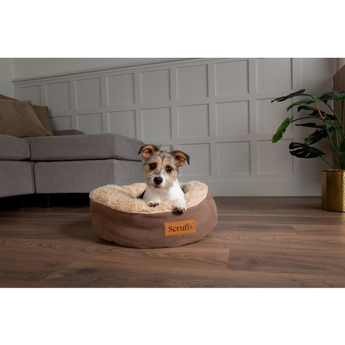 Visuel 1 du produit Corbeille pour petit chien ou chat coloris marron Scruffs Cosy – Ø 45 cm