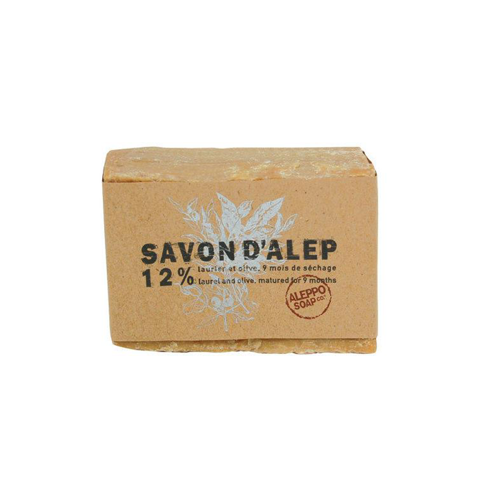 Savon D'Alep 12% Najel - 100g - Savon Naturel Traditionnel - Neuf